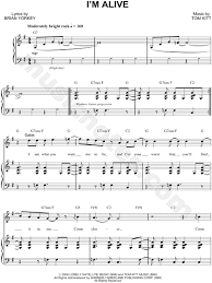 I M Alive From Next To Normal Sheet Music In G Major Transposable Download Print Sheet Music Music Download Next To Normal