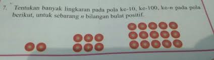 Tentukan banyak persegi pada gambar berikut. Tentukan Banyak Lingkaran Pada Pola Ke 10 Ke 100 Ke N Pada Pola Berikut Untuk Sebarang N Brainly Co Id