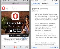 This app is designed for users who want to save data. Easier Online Reading With Opera Mini For Iphone And Ipad
