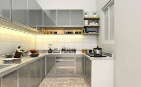 In this era, most of the furniture had metal and enamelled decorations in it and some of the furniture was covered in inlays of marbles lapis lazuli. 7 Model Kitchen Set Aluminium Tampak Rapih Elegan Tokopedia Blog