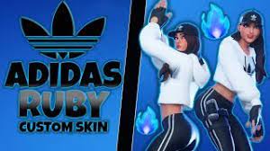 Supremekai fortnite drift skin camo kids toddler zip up hoody. Fortnite Custom Adidas Ruby Skin Showcase Youtube