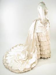 Wedding Dress C 1886 From The Manchester Art Gallery Historical Wedding Dresses Vintage Gowns Wedding Gowns Vintage