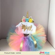 1st Birthday Birthday Dress For 1 Year Old Boy In Indian Rainbow Unicorn 1st Birthday Tutu Dress Baby Unicorn Costume For First Birthday Flo Unicorn Birthday Outfit First Birthday Outfit Girl Baby Girl 1st Birthday