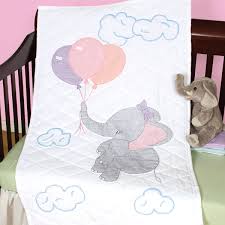 Check spelling or type a new query. Elephant Crib Quilt Top Jack Dempsey Needle Art