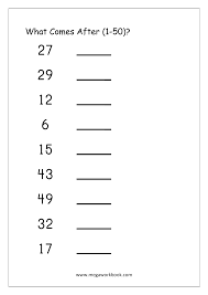 Check spelling or type a new query. Ordering Numbers Worksheets Missing Numbers What Comes Before And After Number 1 10 1 20 1 50 1 100 Free Printables Megaworkbook