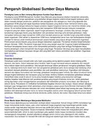Berikut dampak positif dan negatif globalisasi workforce planning & tahapan yang harus hrd ketahui. Pengaruh Globalisasi Sumber Daya Manusia