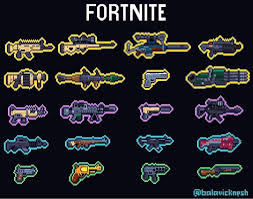 Fortnite Pixel Guns Credi Pixel Art Fortnite Pixel