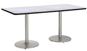 Kfi Seating T3684 B1922 Sl Gyn Mode Multipurpose Table 29 X 36 X 84 Grey Nebula Multipurpose Table Faux Marble Dining Table Oval Table Dining