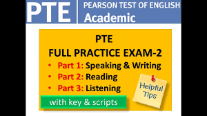 Pte Full Practice Exam With Key Scripts And Helpful Tips 2 Practice Exam Exam Pte Exam