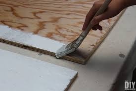 When painting plywood projects which will be left outdoors, it is with a high quality, high solids paint and a primer that is tinted to be close to the color of your paint. How To Make A Barn Quilt Door The Diy Dreamer