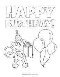 Dinosaur birthday card coloring page. 20 Free Happy Birthday Coloring Pages For Kids Mrs Merry