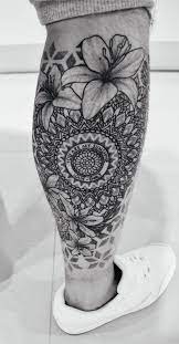 Mandala Leg Tattoo Mandalatattoo Mandalalegtattoo Tattoomen Legtattoo Line Work Dot Work By Mantas Vivid Ink Leg Sleeve Tattoo Tattoos For Guys Tattoos