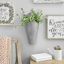 Galvanized metal letter wall decor. Galvanized Metal Wall Pocket Kirklands