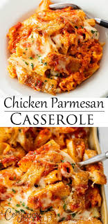 Chicken Parmesan Casserole In 2020 Chicken Parmesan Recipes Rotisserie Chicken Recipes Easy Casserole Recipes
