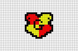 Hogwarts Gryffindor House Crest Pixel Art Cross Stitch Harry Potter Harry Potter Cross Stitch Pattern Cross Stitch Embroidery