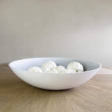 Large White Decorative Bowl French Style Furniture Decorative Bowls Home Accessories