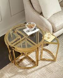 Contemporary designs in durable materials are just perfect for your living room. Hbgts Regina Andrew Design Arpeggio Gold Side Table Set Gold Side Table Side Table Wood Coffee Table