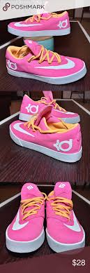 He left the oklahoma city thunder to join the golden state warriors and he has all the coverage rather than lowering the prices of the shoes due to outrage, durant calmly explained as to why he increased the prices of his shoes and simply put. Nike Kevin Durant Kd Nike Kevin Durantant Kd Size 7 Volt Hot Pink Orange Color No Damage Kevin Durant Kd Shoes Sneake Fashion Womens Flip Flop Women Shopping
