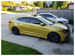 Sport carbon fiber rear trunk tail spoiler wing lip trim decor sticker universal (fits: My 2017 Hyundai Elantra Sport 1 6t 6mt Elantrasport