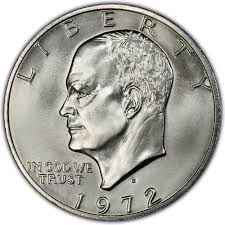 1972 Eisenhower Dollar Values And Prices Past Sales