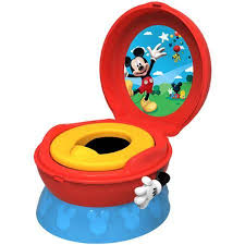Disney Mickey Mouse Racer 3 In 1 Potty Training Toilet Toddler Toilet Training Set Step Stool Walmart Com Baby Mickey Mouse Kids Potty Baby Potty