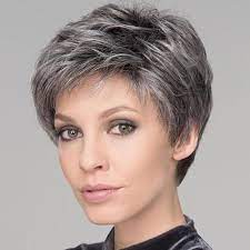 Kami 081 Layered Short Straight Cropped Wigs With Fringe For Women Kami Wigs Platinumblonde Kadin Kisa Sac Kisa Sac Stilleri Sac Kesimleri