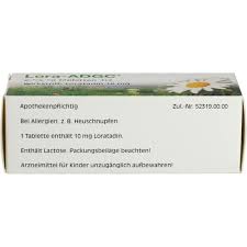 Das arzneimittel wird zur behandlung der beschwerden bei bestimmten allergischen erkrankungen, die. Lora Adgc Von Zentiva Pharma Gmbh Konstantin Apotheke Monchengladbach Giesenkirchen