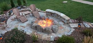 Fire Pit Fireplace Installation In The Des Moines West Des Moines Ankeny Ia Area A Lawn Landscape