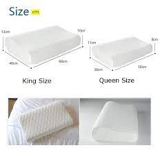The pillow's shredded memory foam fill is queen and king sizes are available. King Size Memory Foam Sleep Pillow Supplier Jym Pillow