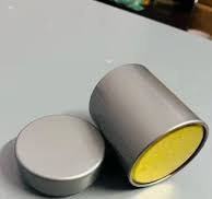 metal 73MMx100MM Round Tea Tin Can, 100 Gram