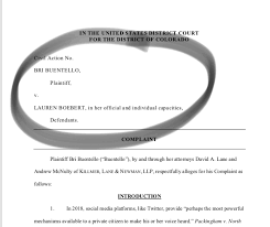 Late last night and into this morning, accounts have been working to out a user. Former State Lawmaker Sues U S Rep Lauren Boebert For Blocking Her On Twitter