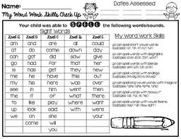 Jan Richardson Sight Word Check List And Resources