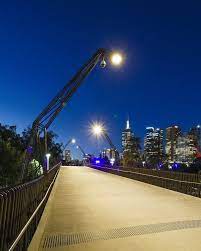 Tanderrum Bridge Lighting Design By Electrolight Urban Landscape Landscape Lighting Landscape