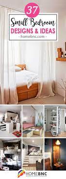 37 Small Bedroom Designs And Ideas For Maximizing Your Space And Adding A Splash Of Personality Small Room Design Small Bedroom Small Bedroom Designs