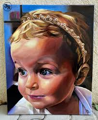 A little 40 x 40 cm study, oil