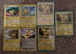 Best natures for pikachus are jolly/adamant with fake out, extreme speed, volt tackle, brick break, also mixed nature is good, you have 2 options: I Collect The Pichu Pikachu Raichu Line Of Cards This Is My Pichu Collection So Far Pokemontcg
