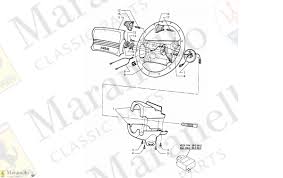 C 31 Steering Wheel With Airbag Parts Diagram For Maserati Quattroporte Maranello Classic Parts