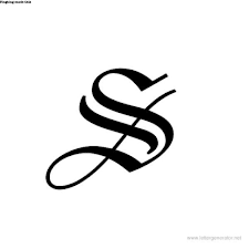 Pin By Tingting108 On Art Letter S Tattoo Tattoo Font Styles Lettering Alphabet Fonts