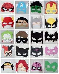 Mascaras Infantil De Super Herois E Viloes De Eva Https Www Ateliecoracaocriativo Com Festa De Super Herois Mascaras De Super Heroi Lembrancinhas Vingadores