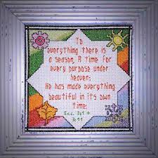 One could imagine that in particular subsets of of course many infections, particularly of the viral variety, are expressed in the ebb and flow of seasons. To Everything A Season Ecclesiastes 3 1 Cross Stitch Design He Has Made Everything Beautiful In It S Time Cross Stitch Designs Cross Stitch Stitch Design