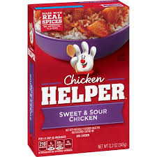 I really didn't think this was gonna be possible to replicate at home but i came. Chicken Helper Sweet Sour Chicken With Rice And Sauce Mix 12 2 Oz Walmart Com Sweet Sour Chicken Sweet N Sour Chicken Baking Sweet