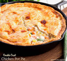 Crust choices for pot pies are truly a personal one. Double Crust Chicken Pot Pie Melissassouthernstylekitchen Com