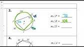Angles in inscribed quadrilaterals ii. Find Angles In Inscribed Quadrilaterals Ii Youtube