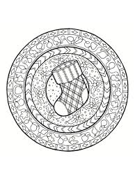 Mandala chat coloriages pour enfants. Coloriage Mandala De Noel 30 Dessins A Imprimer