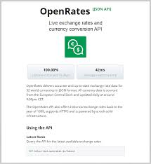 The api supports converting cryptocurrencies into 166 world currencies. Openrates Reviews Pricing Features 2020 Formget