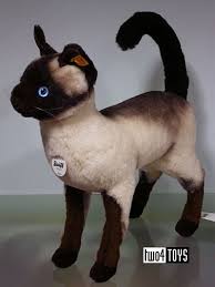 New 2014 Steiff 14 Standing Alpaca Kiki Siamese Cat Masterpiece 037498 Steiff Siamese Cats Felt Cat Cat Lady Starter Kit