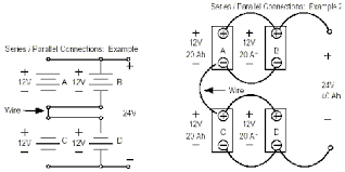 How are the batteries wired in a dual battery diesel truck? Connecting Batteries Chargers In Series Parallel