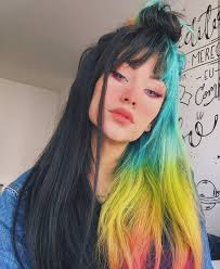59 Amazing Dyed Hair For Winter Style Rengarenk Sac Muhtesem Sac Sac Urunleri