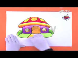 Gradasi instagram photo and video on instagram webstagram. Fun Drawing Menggambar Rumah Berbentuk Jamur By Funtime Rtv