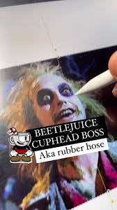 Beetlejuice Boss Battle in Rubberhose Style